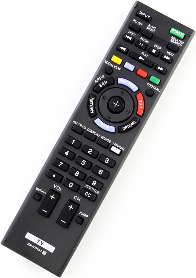 WINFLIKE RM-YD103 RMYD103 Sub RM-YD102 Universal Remote Control for Sony TV kdl-48w600b KDL-32W700B KDL-40W580B KDL-55W700B KDL-60W600B XBR-55X800B KDL-60W590B KDL55W700B XBR65X800B XBR-65X800B KDL48W580B - Image 5